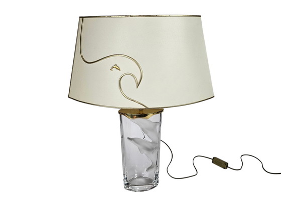 Image 1 of Nachtmann Leuchten design - Hollywood Regency stijl - kristal - tafellamp - West-Germany - 1975-2000