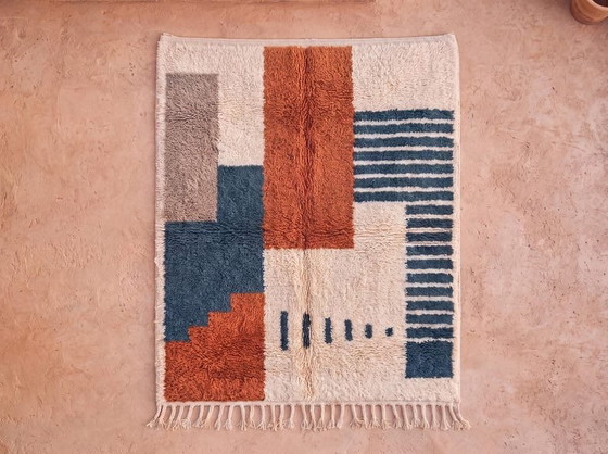 Handwoven Berber Beni Ouarain rug from the Atlas Mountains, size 2/3 m – Alberto Bazzani, Rugs & carpets, Wool (photo 4 of 8)