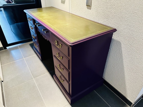 Image 1 of Bureau anglais vintage de style baroque