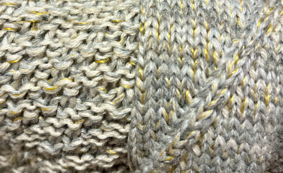 Image 1 of Coperta Jongeriuslab | Simone Post per Textielmuseum, grigio/bianco