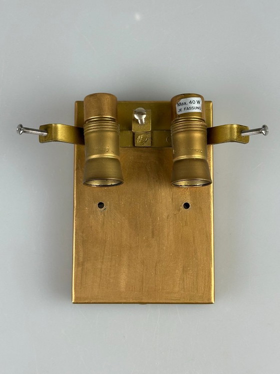 Image 1 of 60s 70s ice glass wall lamp Aplique de J.T. Kalmar Austria Design