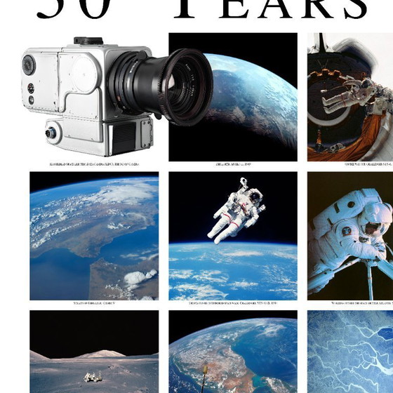 Image 1 of Hasselblad '30 ans dans l'espace' 1962-1992 NASA - Poster 70 x 100 cm