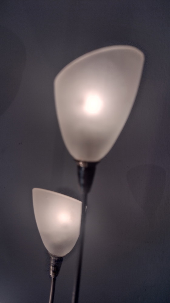 Image 1 of Metal Table Lamp With 3 Chalices and Dimmer