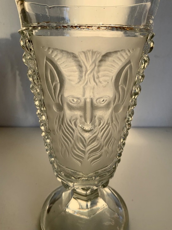 Image 1 of Rara copa Art Nouveau de S. Reich & Co. "Diablo y Mil Ojos"