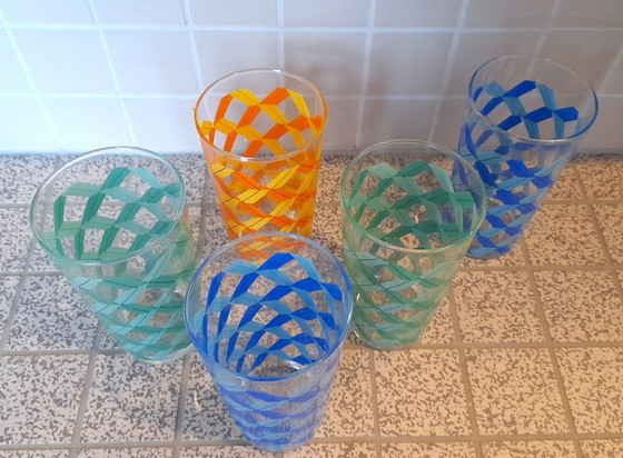 Image 1 of Set Of 5 Drinking Glasses