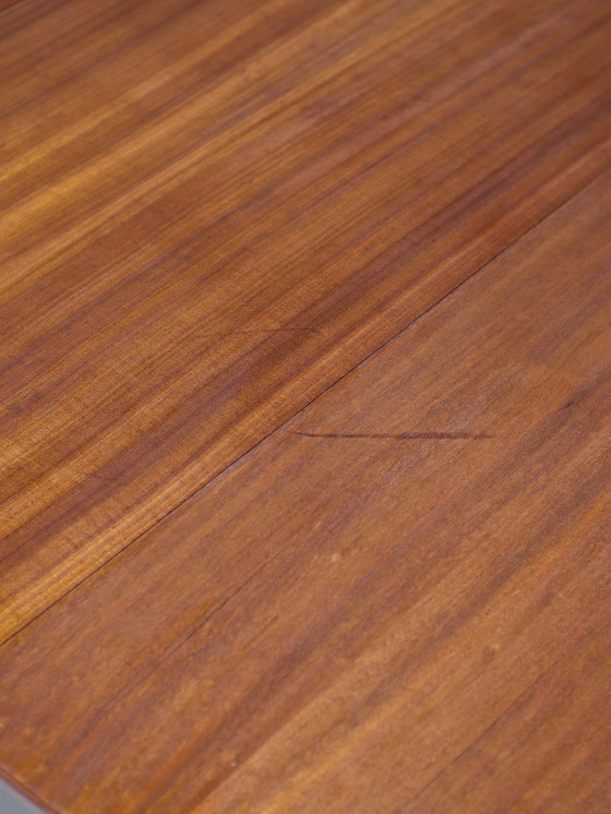 Image 1 of Table à manger ronde extensible Teck Vintage Danois