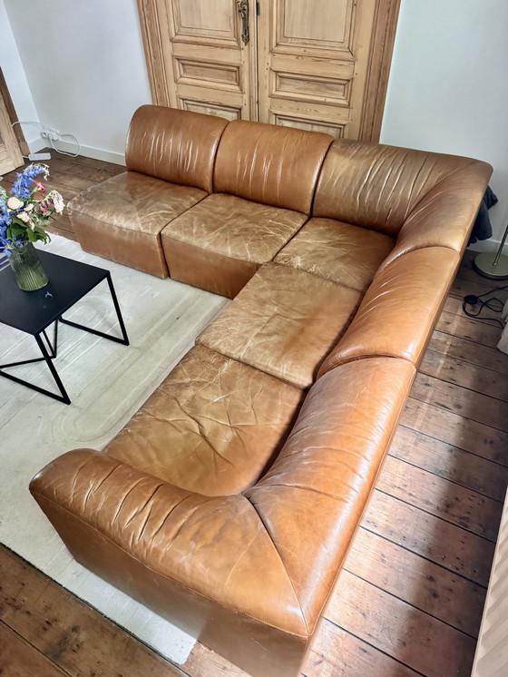 Image 1 of 5 x De Sede - leather modular sofa