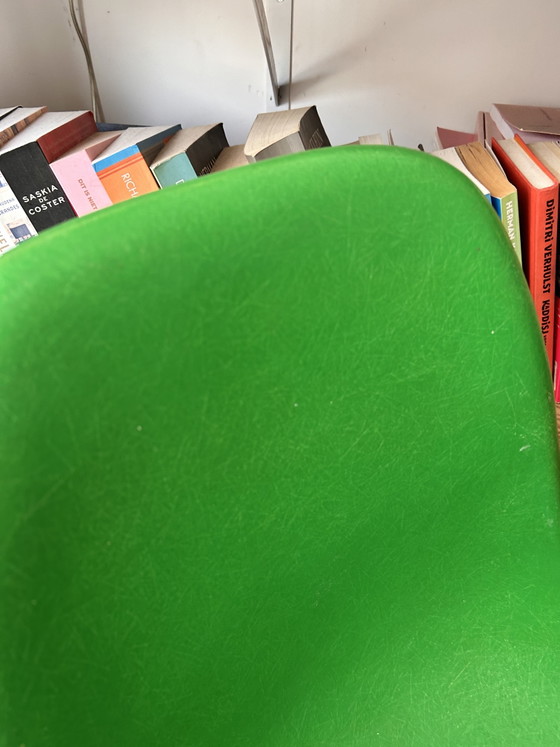 Image 1 of Set van 3 originele jaren 60 Fiberglass DSS Eames chairs