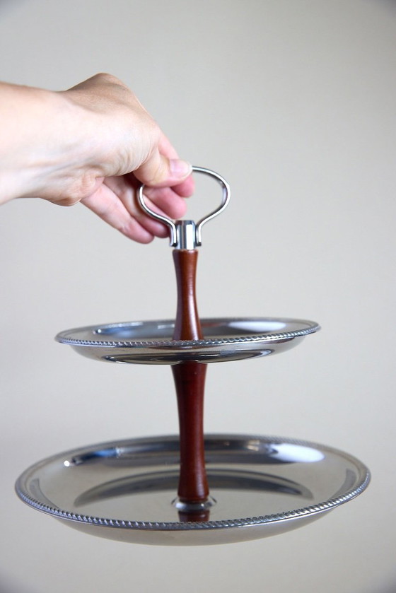 Image 1 of Alzata per torta a 2 livelli Alfra Alessi