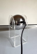 Lámpara de mesa Space Age de Insta Sensorette, década de 1970