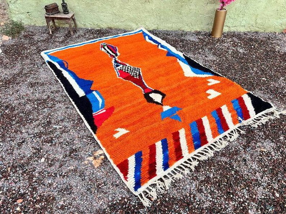Marokkaans Berber vloerkleed gedecoreerd 200cmx300cm – Vloerkleden en tapijten, Wool, Bohemian (photo 4 of 10)