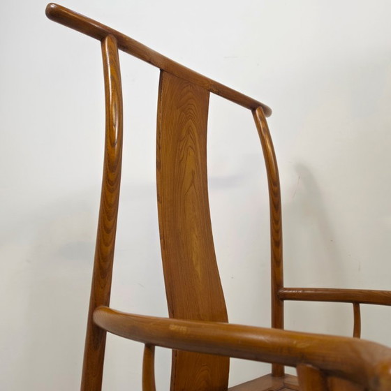 Set van 2 Chinese Yoke Back Chair vroege 20e eeuw – Eetkamerstoelen, Wood (photo 6 of 7)