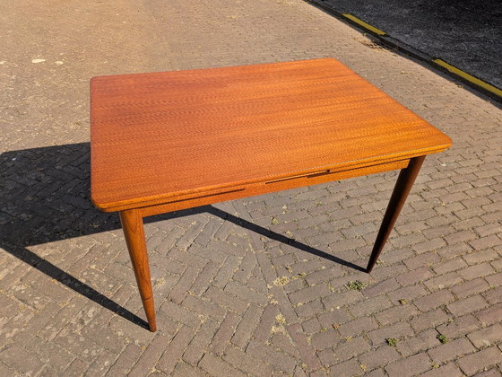 Image 1 of Vintage Danish Teak Dining Table – Extendable – 1960s Mid-Century