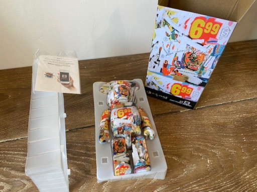 Bearbrick Andy Warhol x JEAN-MICHEL BASQUIAT #4 400% MEDICOM toys