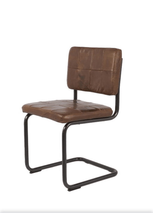 6x Jess Design Lederen Eetkamerstoelen