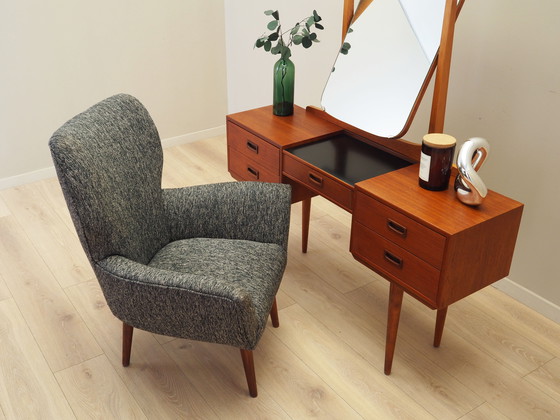 Image 1 of Grijze fauteuil, Italiaans ontwerp, jaren 1970, Productie: Italië