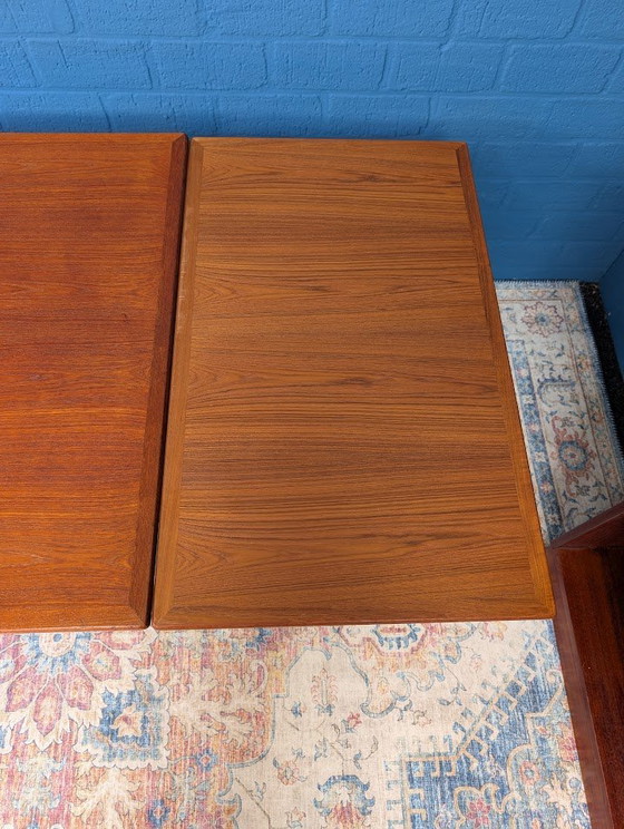 Image 1 of Table de salle à manger extensible vintage des années 1960, Design danois, Slagelse Møbelværk