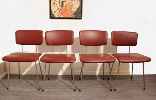 4 sedie da pranzo Gispen