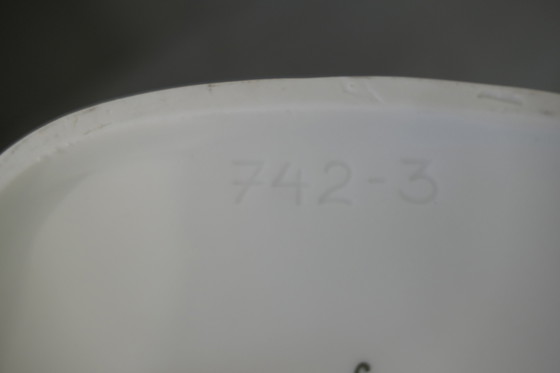 Image 1 of Vaso vintage Scherzer in porcellana con gigli di arum