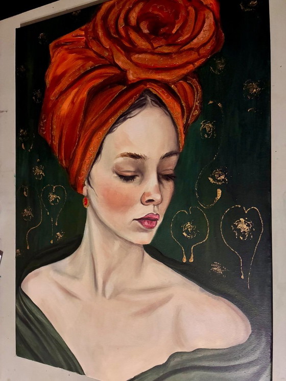 Walter Geraci- Crimson Crown – Paintings & Drawings, Canvas (photo 8 of 10)