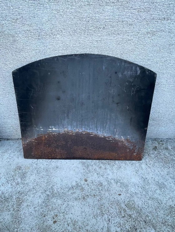 Image 1 of Antique cast iron fireplace backplate
