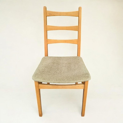 Rareté de la chaise ! 2x Chaise de cuisine/salle à manger vintage des années 60, chaise à barreaux, made in Germany