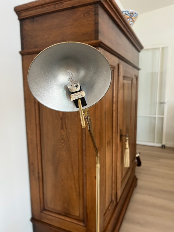 Élégante lampe de lecture en laiton avec variateur et réglable – Lampadaires, Métal (photo 3 of 5)