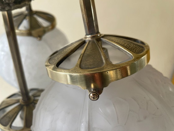 Image 1 of Ceiling lamp Hanging lamp Cherrier & Besnus art deco French