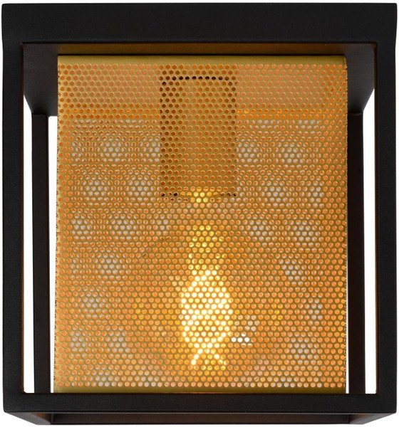 Lucide SANSA pendant lamp - Rectangular - Black - 1xE27, Metal, Modern (photo 4 of 4)
