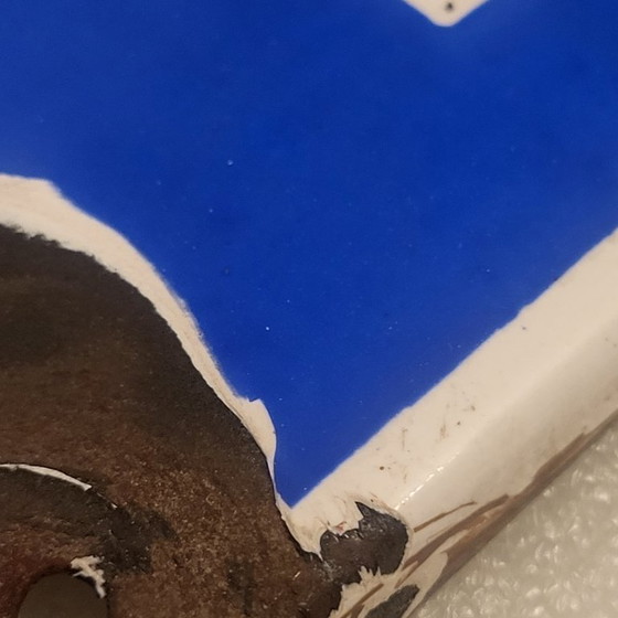 Image 1 of Insegna smaltata blu, Allianz, 1930-50