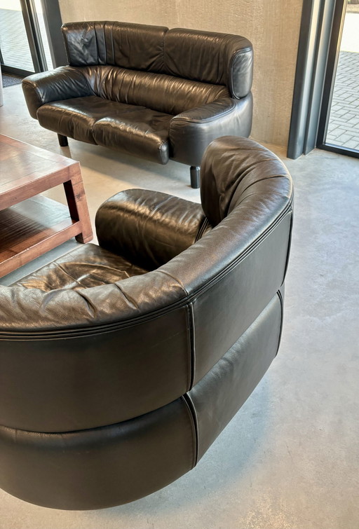Sofa und Stuhl Cassina bull von Gianfranco Frattini