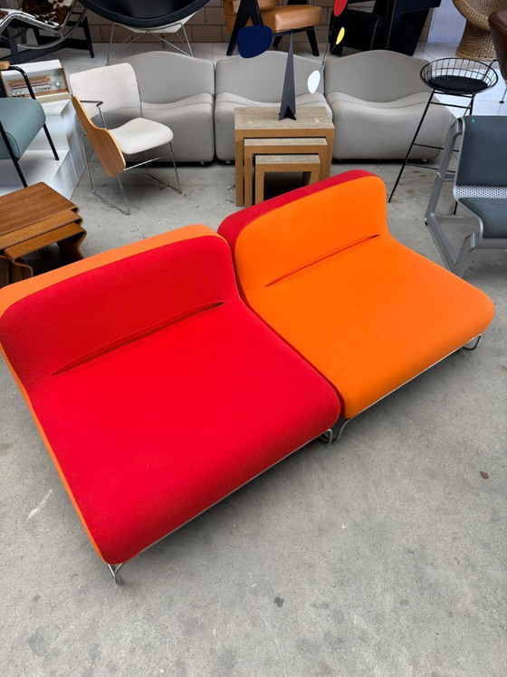 Image 1 of Scoop lounge chair by Piero Lissoni (set van 2 stuks)