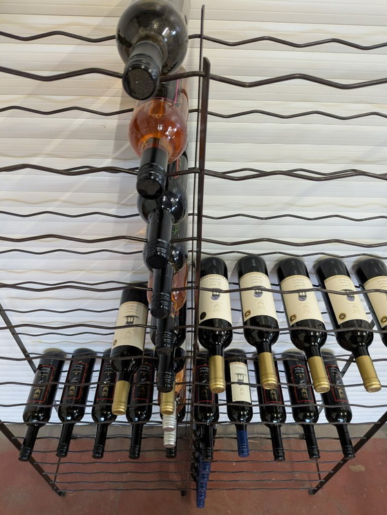 Image 1 of Casier à vin Rigidex original français 150 fl - Style industriel vintage