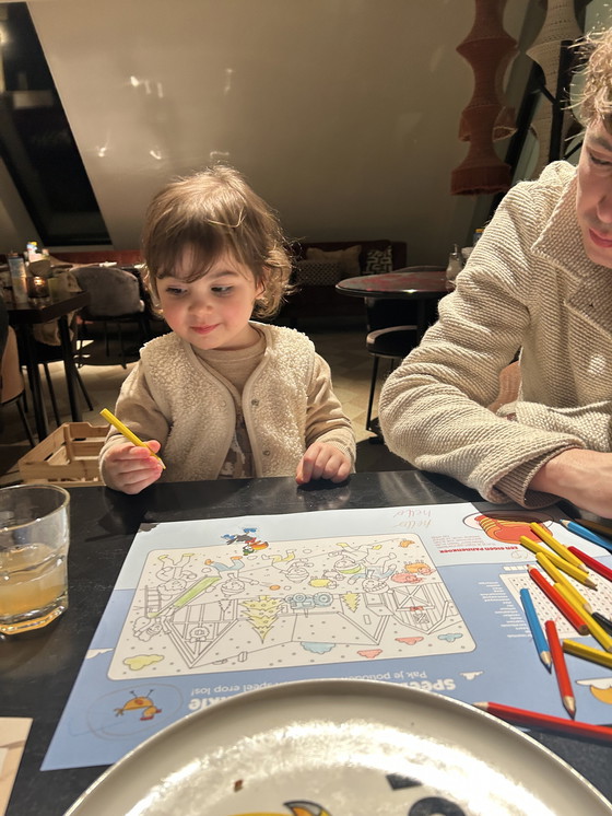 Image 1 of Chaise de salle à manger Bolia Palm - Chêne chiné gris clair