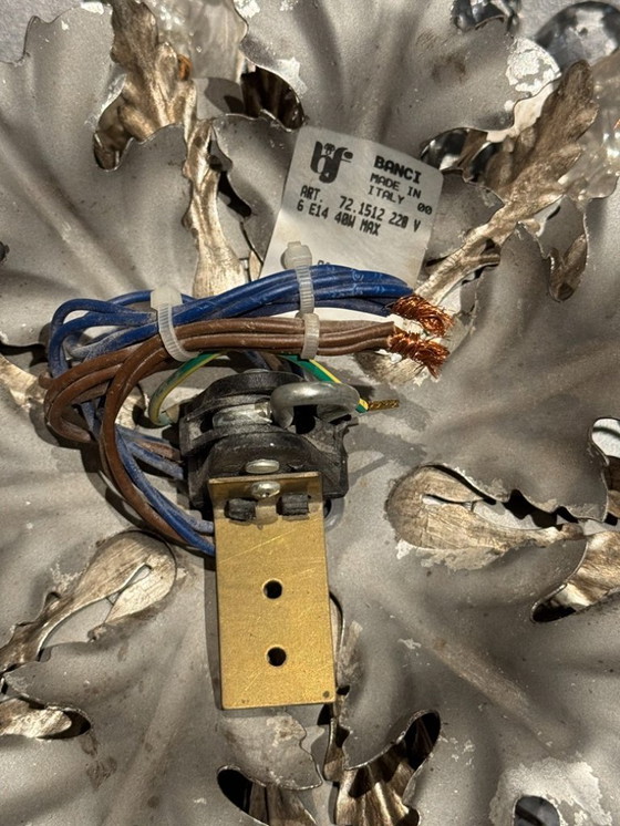 Image 1 of 1x BANCI ceiling lamp silver-colored