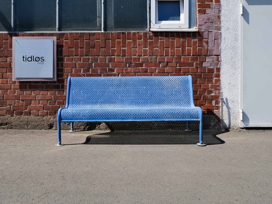 BLÅBRO – Vintage Tuinbank – Metal (photo 5 of 5)