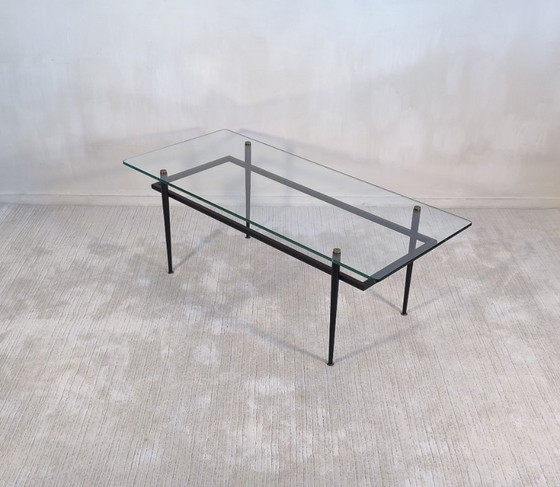 Tavolino da Caffè Iconico Roger Le Bihan Per Airborne 1960-70 - Design Minimalista, Francia (photo 8 of 20)