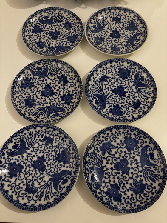 Image 1 of Service de table japonais vintage Phoenix, 12 pièces