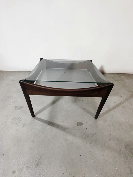 Image 1 of Set di 2 poltrone di design + tavolo Mid Century Kristian Vedel per Søren Willadsen Møbelfabrik Danimarca anni '60