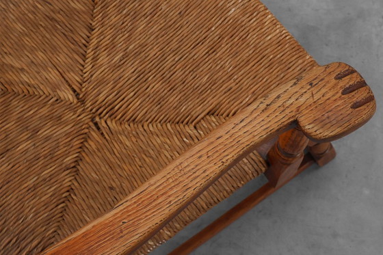 Image 1 of Poltrona in pelle e rovere di Theo Ruth per Artifort, Paesi Bassi, 1940