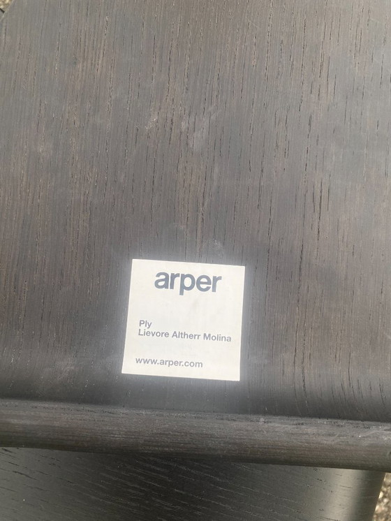 Image 1 of Set di 3 sgabelli Arper Ply disegnati da Lievore, Altherr, Molina