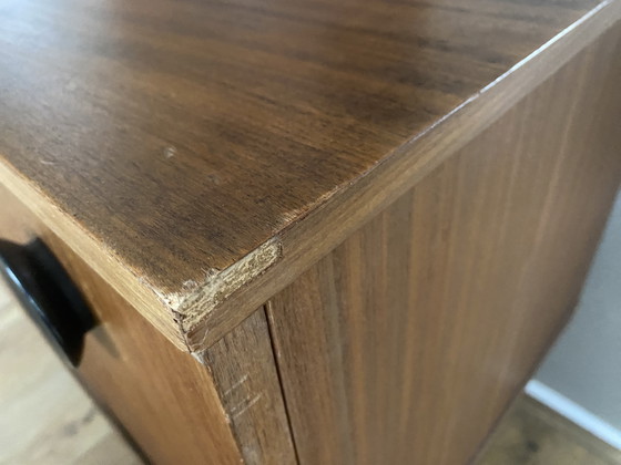 Image 1 of Vintage teakhouten tv-kast, dressoir, lowboard, jaren zestig