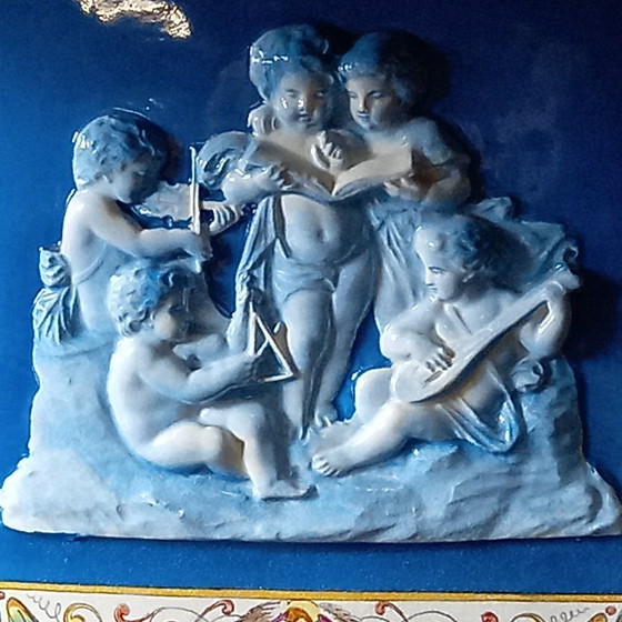 Image 1 of Bonheur du Jour en bois noirci ca.1840-1850