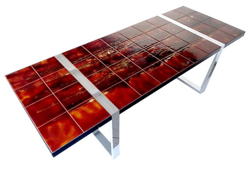Table en céramique Belarti du milieu du siècle