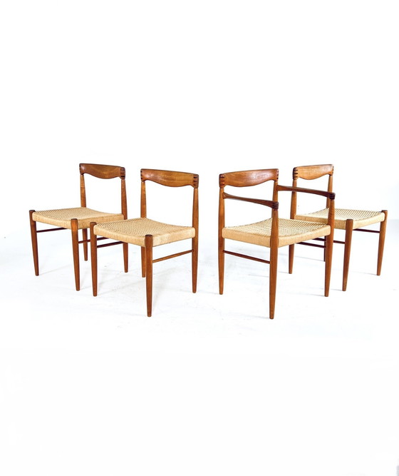 Image 1 of 4x Dining chair Henry Walter Klein, Bramin '60