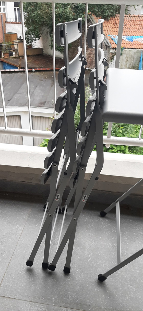 Image 1 of Conjunto de mesa plegable y 2 sillas plegables EMU
