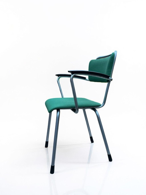 Sillón vintage Gispen 214, década de 1960, modernismo holandés / Silla PTT