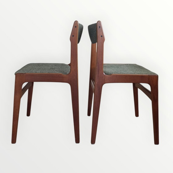 Image 1 of 6x vintage dining chair Erik Buch