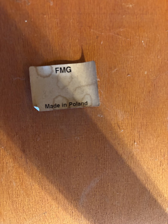 4 Vintage FMG Armchairs – Made in Poland – FMG/Fameg, Dining chairs, Wood (photo 5 of 5)