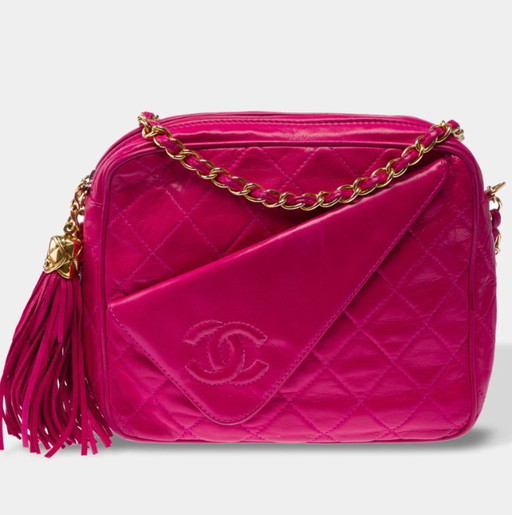 Borsa CHANEL in cuoio rosa - 103398